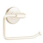 Toilet Paper Holder with Watford Rosette in Lifetime Polished Nickel
