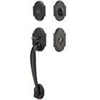 Single Cylinder Nashville Handleset with Cortina Right Handed Lever in Flat Black