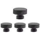 Button Tip Set for 3 1/2" Heavy Duty Plain or Ball Bearing Hinge in Oil Rubbed Bronze (Sold In Pairs)