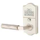 Classic - T-Bar Tribeca Lever Electronic Touchscreen Lock in Satin Nickel