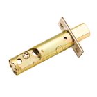 Deadbolt Latch with 2 3/8" Backset in Unlacquered Brass