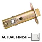 Passage Standard Latch with 2 3/8" Backset in Polished Chrome