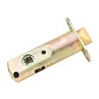 Privacy 28 Degree Rotation Latch with 2 3/8" Backset in Polished Brass