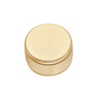 50mm Round Knurled Knob in Brushed Gold