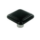 1 1/2" Knob in Black with Aluminum base