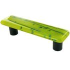 3" Centers Handle in Green & Spring Green with Aluminum base