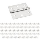 (50 PACK) 2-1/2" x 2-1/2" Swaged Butt Hinge in Stainless Steel