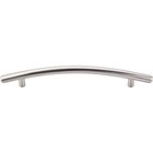 Curved 6 5/16" Centers Arch Pull in Brushed Satin Nickel