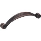3 3/4" Centers Palm Leaf Pull in Brushed Oil Rubbed Bronze