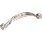 3 3/4" Centers Palm Leaf Pull in Satin Nickel