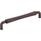 6 1/4" Centers Barrel Pull in Distressed Oil Rubbed Bronze