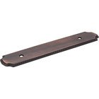 3 3/4" Centers Handle Backplate with Rope Detail in Brushed Oil Rubbed Bronze