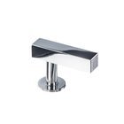 Solid Brass Bar Knob in Polished Chrome