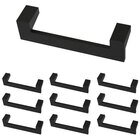 (10 Pack) 3 3/4" (96mm) Centers Mirrored Pull in Matte Black