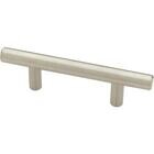 2 1/2" Steel Bar Pull in Stainless Steel