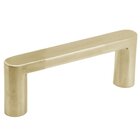 4" (100mm) Centers Oblong Pull in Satin Brass PVD