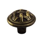Celtic 1 1/4" Diameter Mushroom Knob in Dark Antique Brass