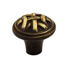 Celtic 1" Diameter Mushroom Knob in Dark Antique Brass