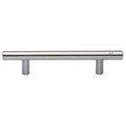 3 3/4" Centers Modern Round Bar Pull in Satin Stainless