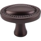 Oval Rope Knob 1 1/4" in Oil Rubbed Bronze