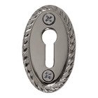 Rope Keyhole Cover in Bright Chrome