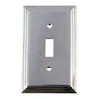 Single Toggle Switchplate in Bright Chrome