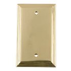 Blank Switchplate in Polished Brass