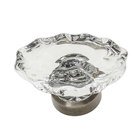 1 3/4" Chateau Crystal Cabinet Knob in Antique Pewter