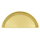 3" Centers Egg & Dart Cup Pull in Polished Brass