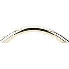 Curved Wire 3 3/4" Centers Arch Pull in Polished Brass