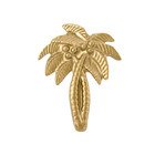 Palm Tree Knob in Lux Gold