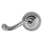 Privacy Rope Left Handed Lever with Rope Rosette in Polished Chrome