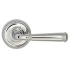 Privacy Beaded Lever Beaded Rose in Polished Chrome