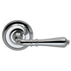 Privacy Traditions Right Handed Lever with Radial Rosette in Polished Chrome