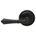 Double Dummy Traditions Left Handed Lever with Radial Rosette in Oil Rubbed Bronze Lacquered