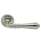Passage Traditions Traditions Lever with Small Radial Rosette in Polished Nickel Lacquered