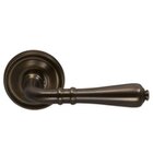 Single Dummy Traditions Traditions Lever with Medium Radial Rosette in Antique Bronze Unlacquered