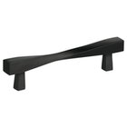 Solid Brass 4 5/8" Centers Twisted Handle in Oil Rubbed Bronze Lacquered