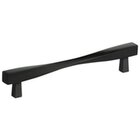 Solid Brass 6 5/8" Centers Twisted Handle in Oil Rubbed Bronze Lacquered