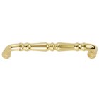 Omnia Cabinet Hardware - Traditions - 5" Centers Handle in Polished Brass