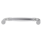 Omnia Cabinet Hardware - Traditions - 5" Centers Handle in Polished Chrome