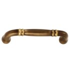 Omnia Cabinet Hardware - Traditions - 3 1/2" Centers Handle in Antique Brass Lacquered