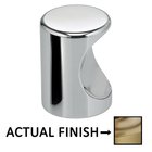 3/4" Thumbprint Knob in Satin Brass Lacquered
