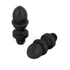 Pair of Crown Finials in Oil-Rubbed Bronze, Lacquered