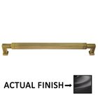 8" Centers Reeded Pull In Oil Rubbed Bronze Lacquered
