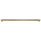 18" Centers Reeded Pull In Antique Brass Lacquered