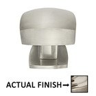 1 1/2" Squared Knob In Polished Nickel Lacquered