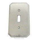 Traditional Single Toggle Switchplate in Satin Chrome