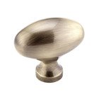2" Oval Knob In Antique English