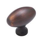 2" Oval Knob In Brushed Oil Rubbed Bronze